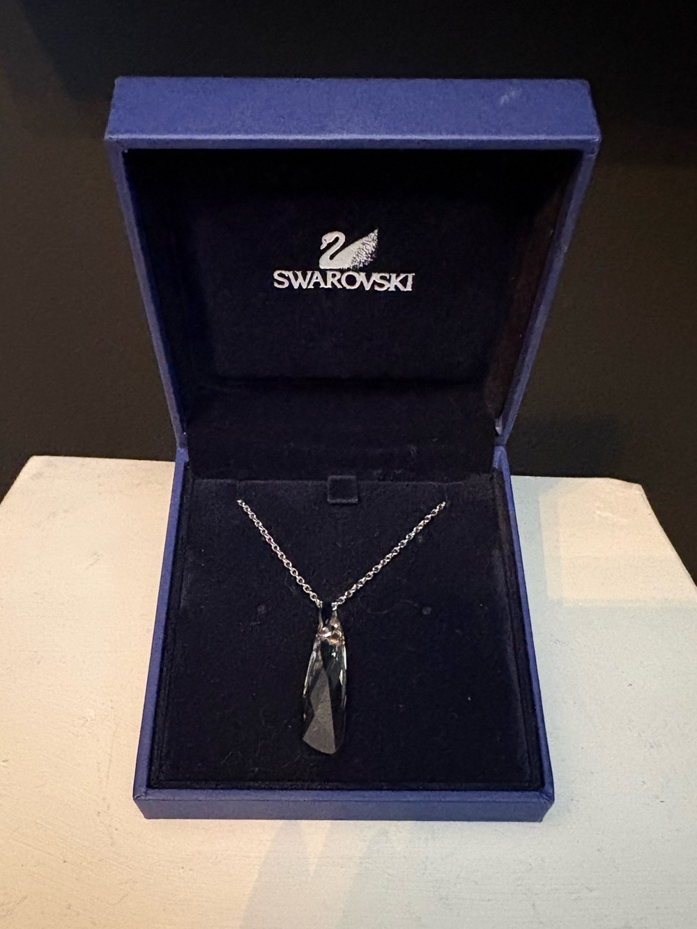 Swarovski Smokey Stonehenge Pendant Necklace